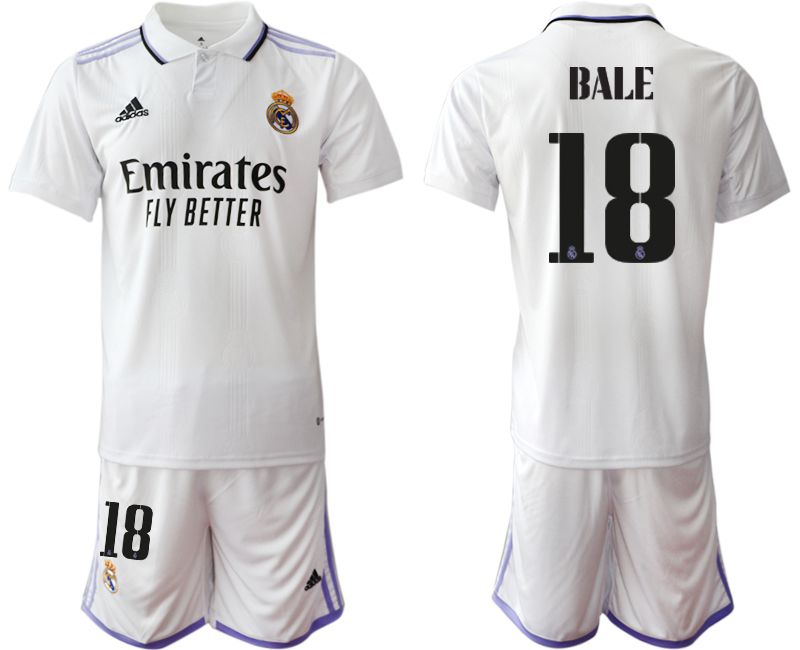 Men 2022-2023 Club Real Madrid home white 18 Soccer Jersey